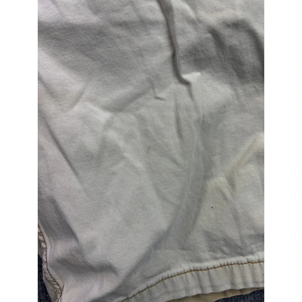 Carhartt Canvas Work Shorts Mens 33 Tan Relaxed Fit Utility 102514-918
